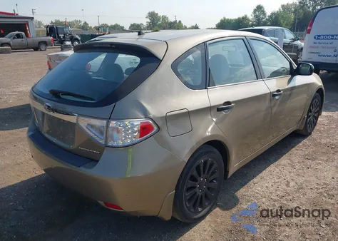 2008 Subaru Impreza 2.5I z USA, uszkodzony, nr VIN JF1GH61608H809983